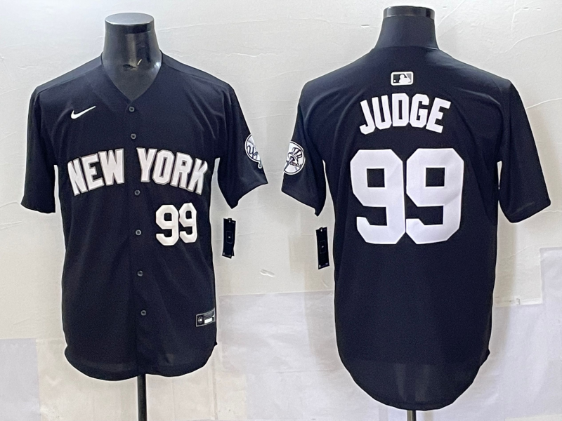 Men 2025 New York Yankees #99 Judge black Nike MLB Jersey style 7250011->new york yankees->MLB Jersey